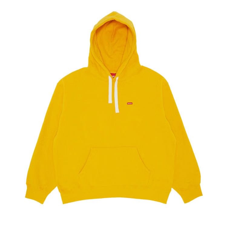 Supreme Small Box Drawcord Hoodie Bright Gold