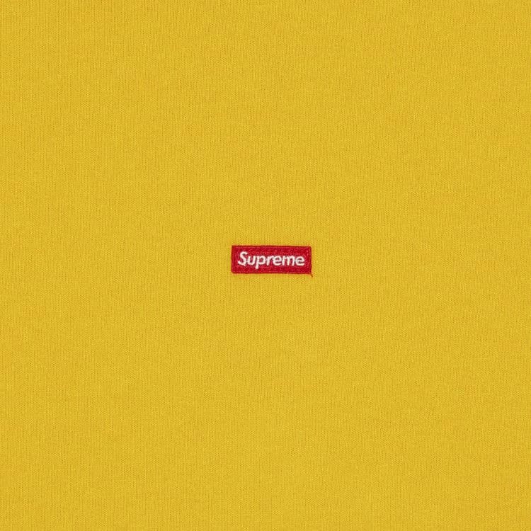 Supreme Small Box Drawcord Hoodie Bright Gold