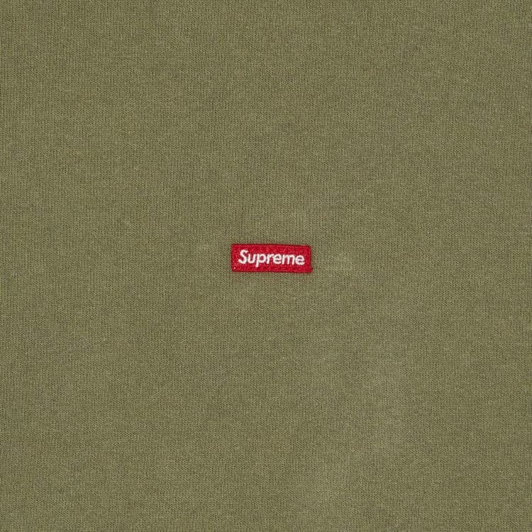 Supreme Small Box Drawcord Hoodie Light Olive