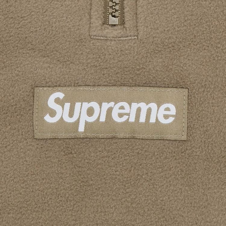 Supreme Polartec Facemask Half Zip Hoodie Taupe