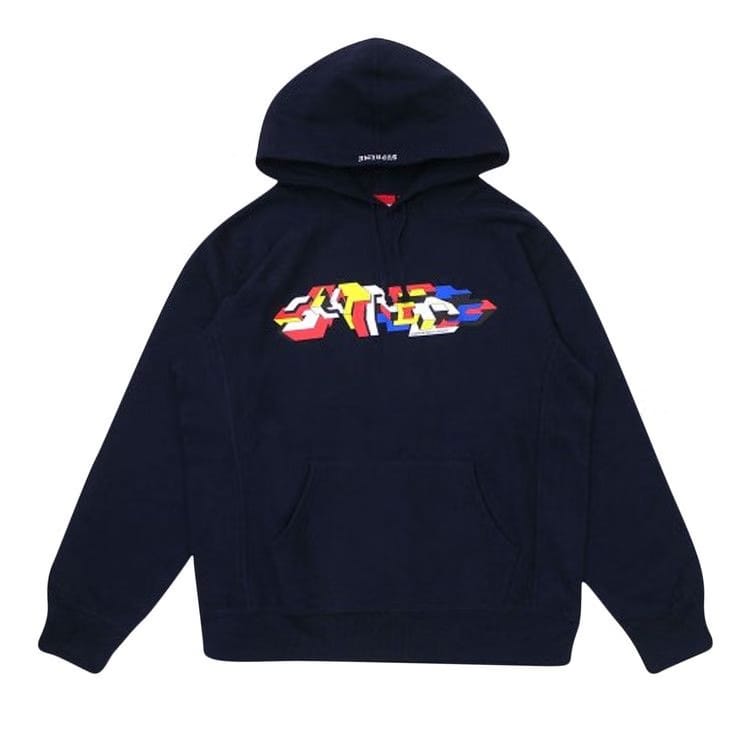 Supreme Delta Logo Hoodie Navy