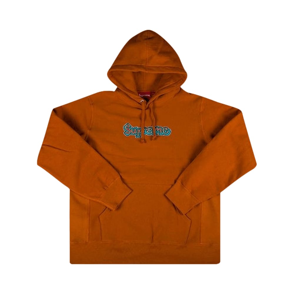Supreme Gonz Logo Hoodie Brown