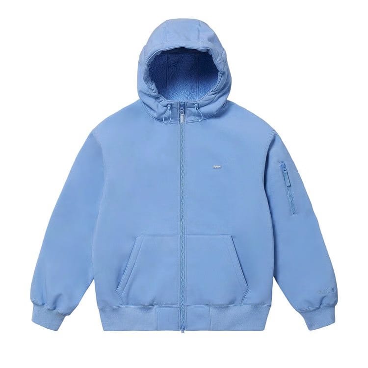 Supreme WINDSTOPPER Zip Up Hoodie Light Blue