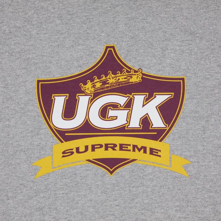 Supreme UGK Hoodie Heather Grey