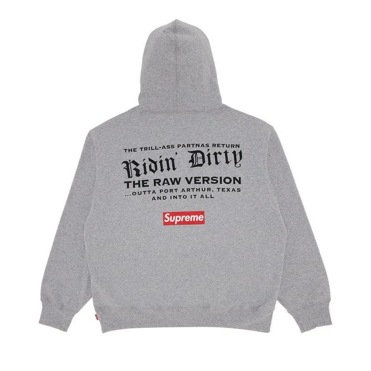 Supreme UGK Hoodie Heather Grey