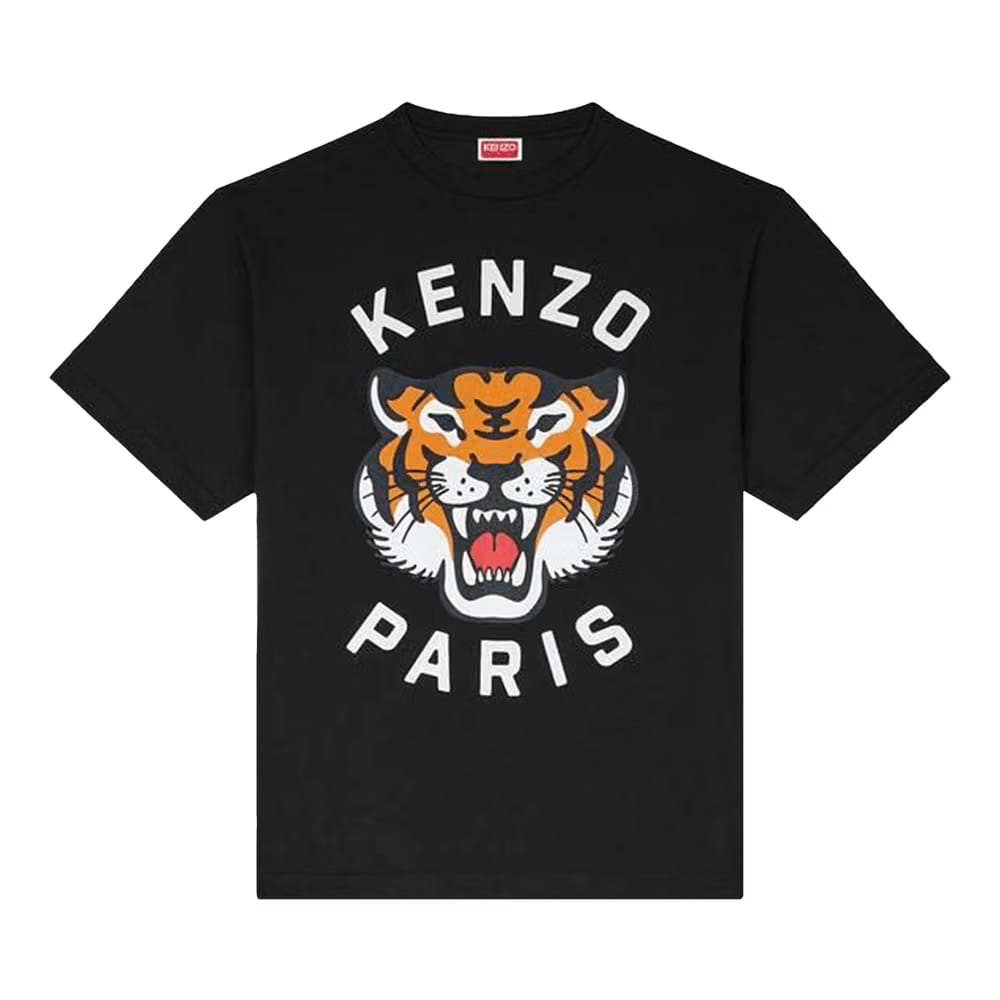 Kenzo Lucky Tiger Oversize T-Shirt Black