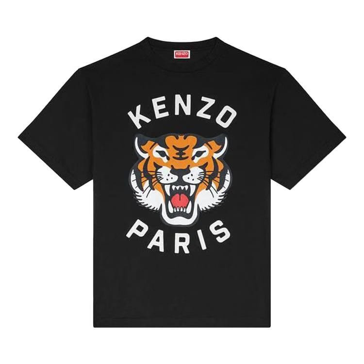 Kenzo Lucky Tiger Oversize T-Shirt Black