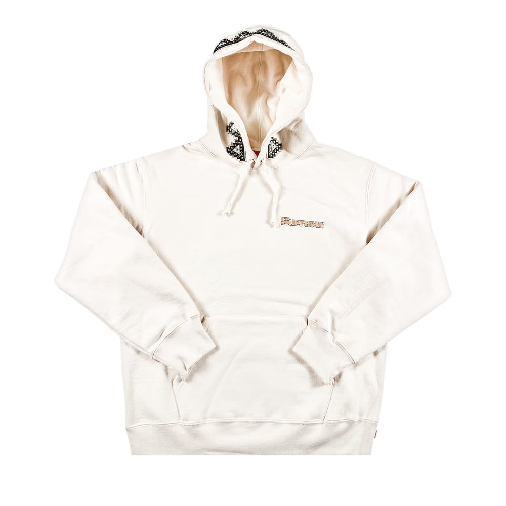 Supreme Pharaoh Studded Hoodie Natural