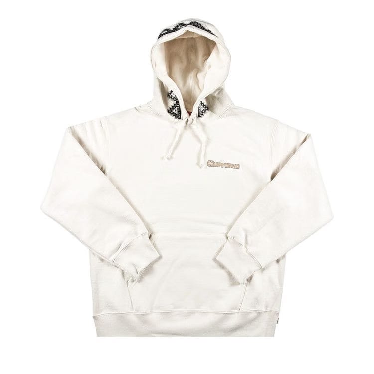 Supreme Pharaoh Studded Hoodie Natural