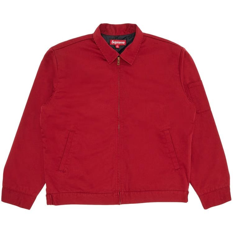 Supreme H.R. Giger Embroidered Work Jacket Red