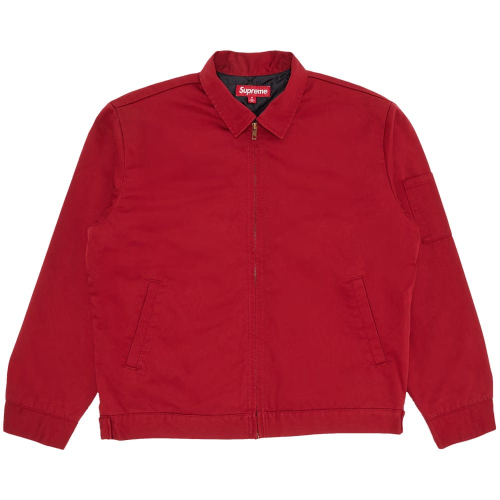 Supreme H.R. Giger Embroidered Work Jacket Red