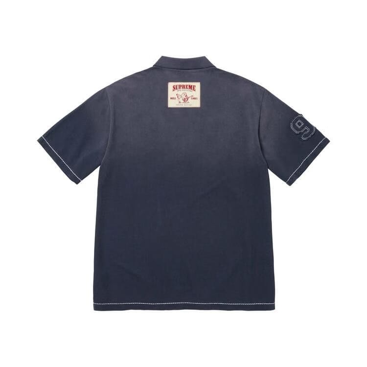 Supreme x True Religion Appliqué Polo Navy