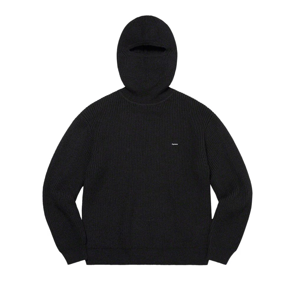 Supreme Small Box Balaclava/Turtleneck Sweater Black Stripe