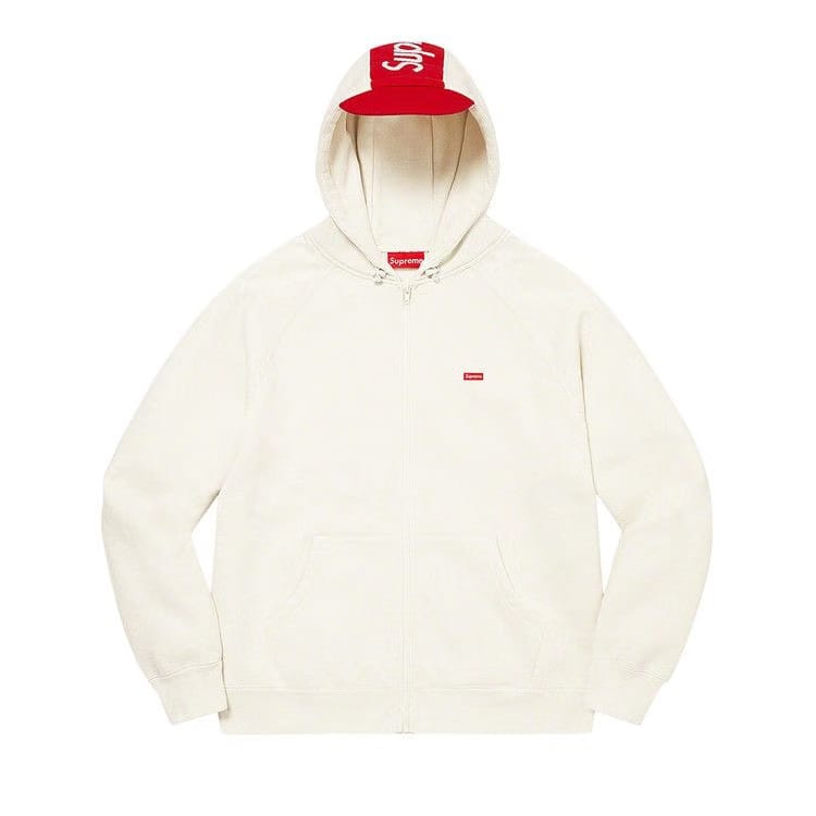 Supreme Brim Zip Up Hoodie Stone