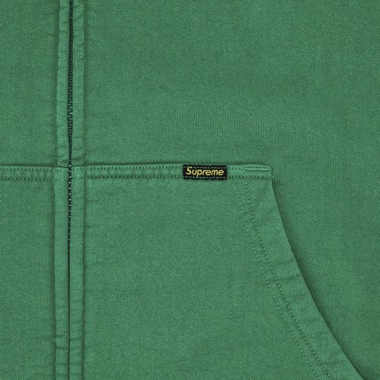 Supreme Work Zip Up Hoodie Green