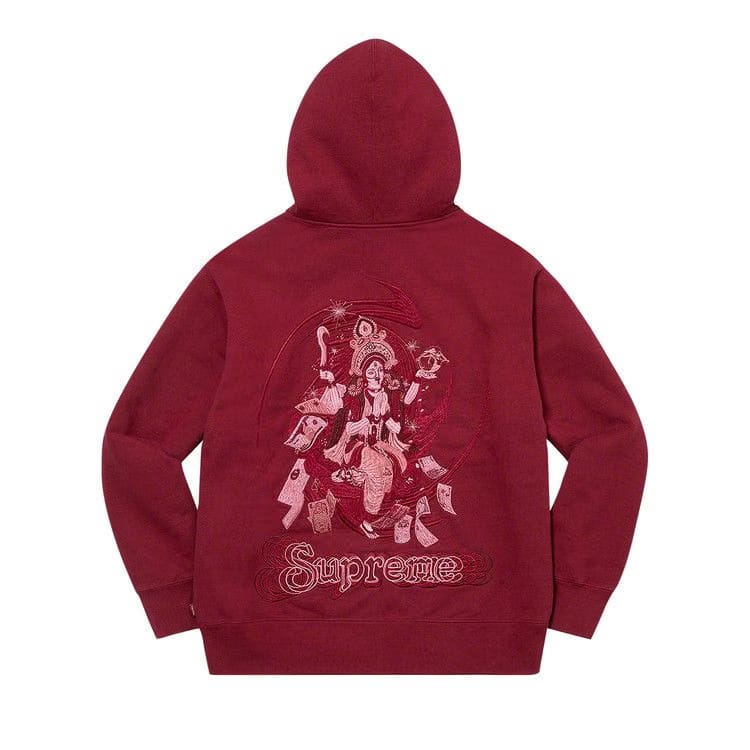 Supreme Lakshmi Zip Up Hoodie Cardinal