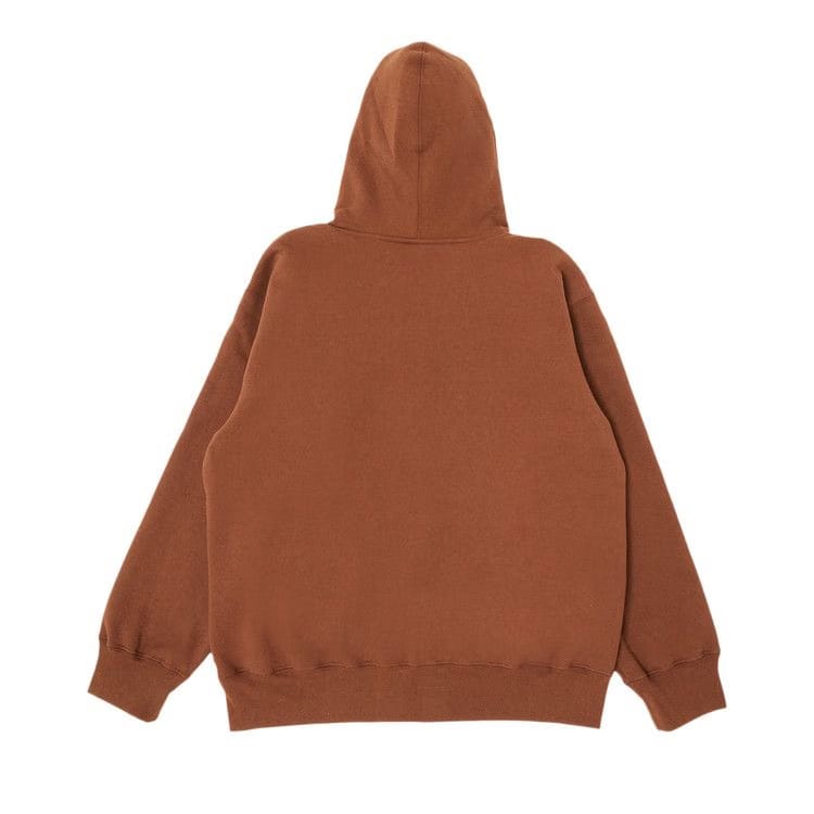 Supreme Small Box Drawcord Zip Up Hoodie Brown
