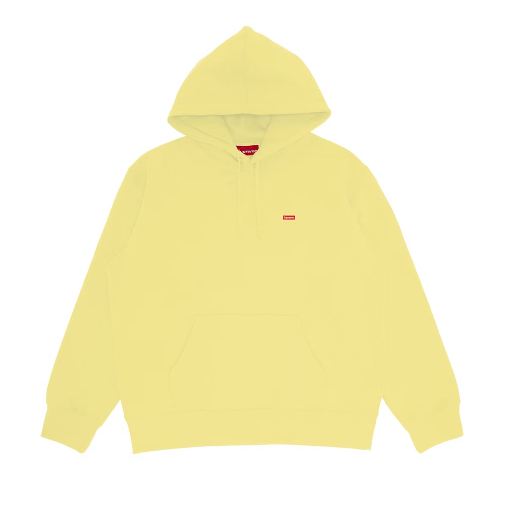 Supreme Small Box Hoodie Light Yellow