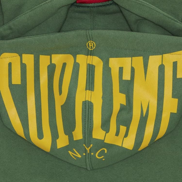 Supreme Warm Up Hoodie Dusty Green