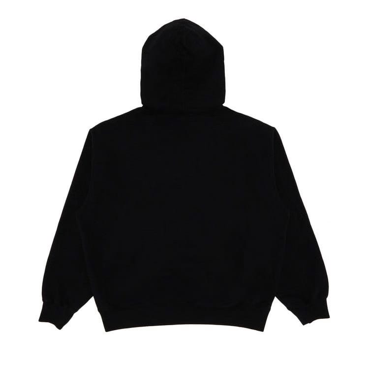 Supreme Contrast Cutout Hoodie Black