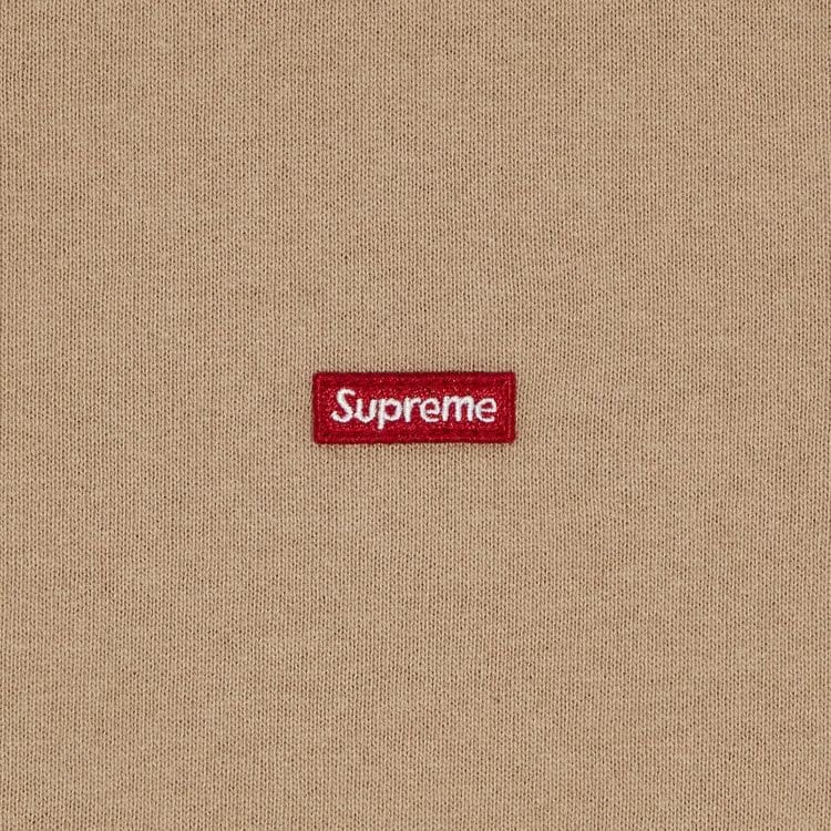 Supreme Small Box Zip Up Hoodie Khaki
