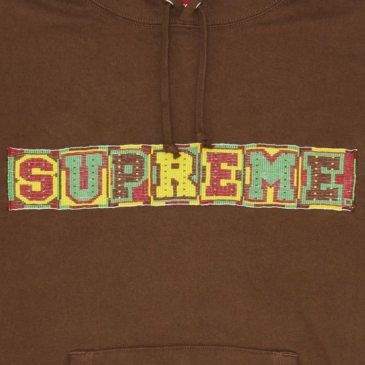 Supreme Beaded Hoodie Brown