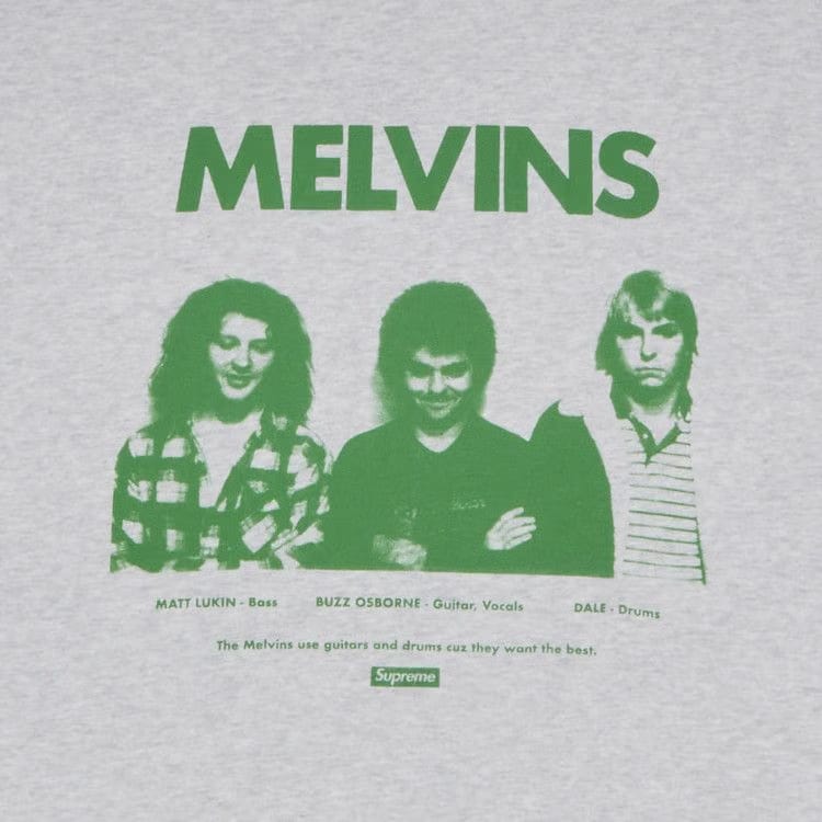 Supreme x Melvins Hoodie Ash Grey