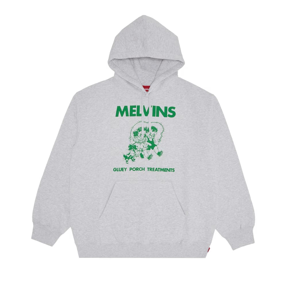 Supreme x Melvins Hoodie Ash Grey