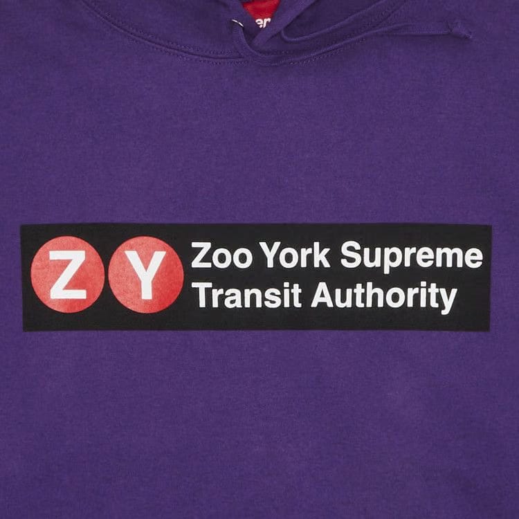 Supreme x Zoo York Hoodie Purple