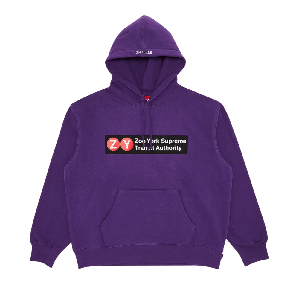 Supreme x Zoo York Hoodie Purple