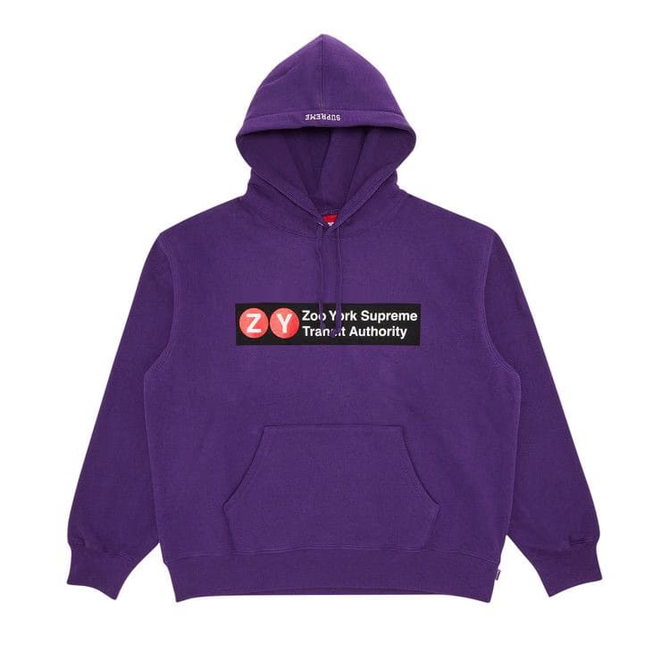 Supreme x Zoo York Hoodie Purple