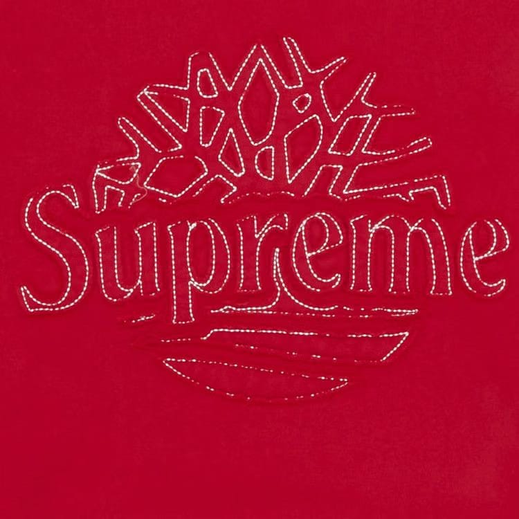 Supreme x Timberland Hoodie Red