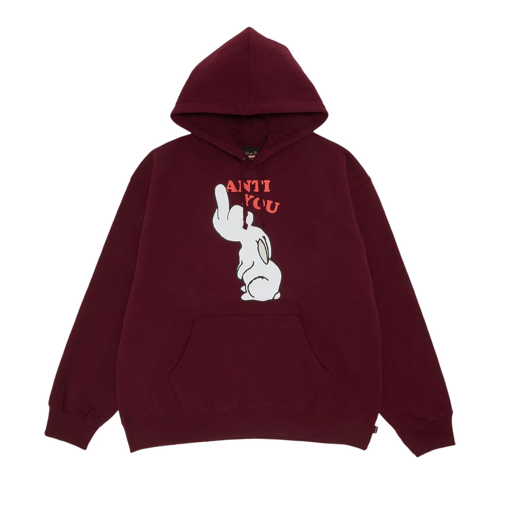 Supreme x UNDERCOVER Anti You Hoodie Burgundy