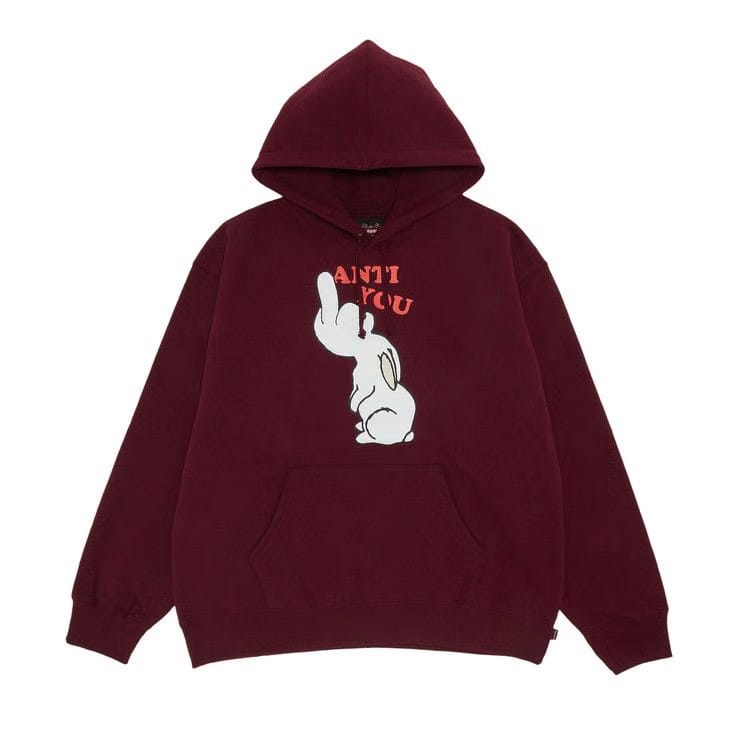 Supreme x UNDERCOVER Anti You Hoodie Burgundy