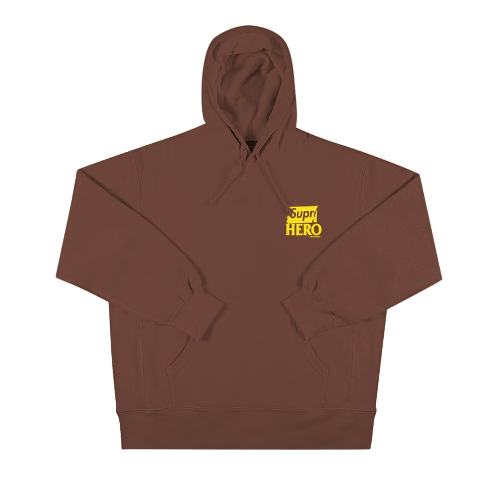 Supreme x ANTIHERO Hoodie Brown
