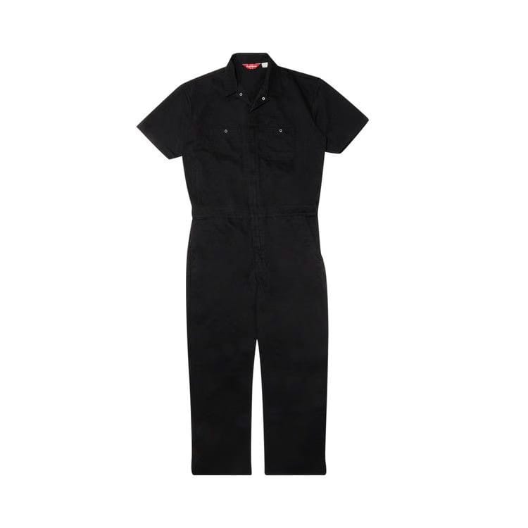 Supreme Shorts-Sleeve Coverall Black