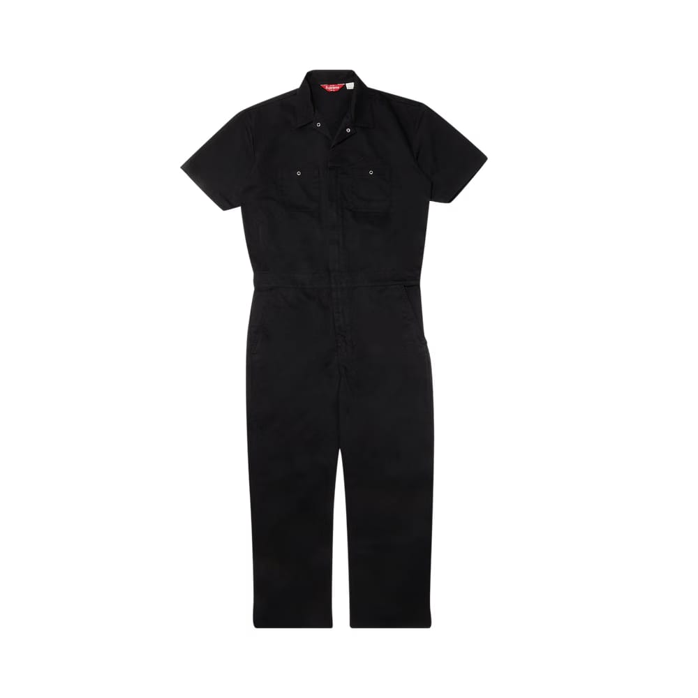 Supreme Shorts-Sleeve Coverall Black