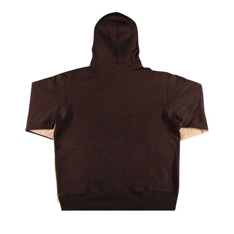 Supreme S Logo Split Hoodie Tan