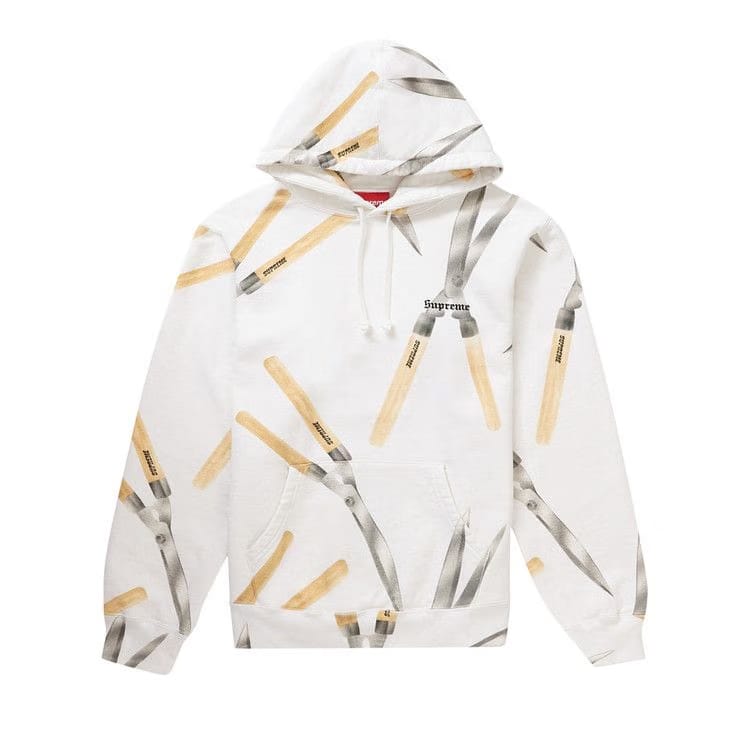 Supreme Shears Hoodie White