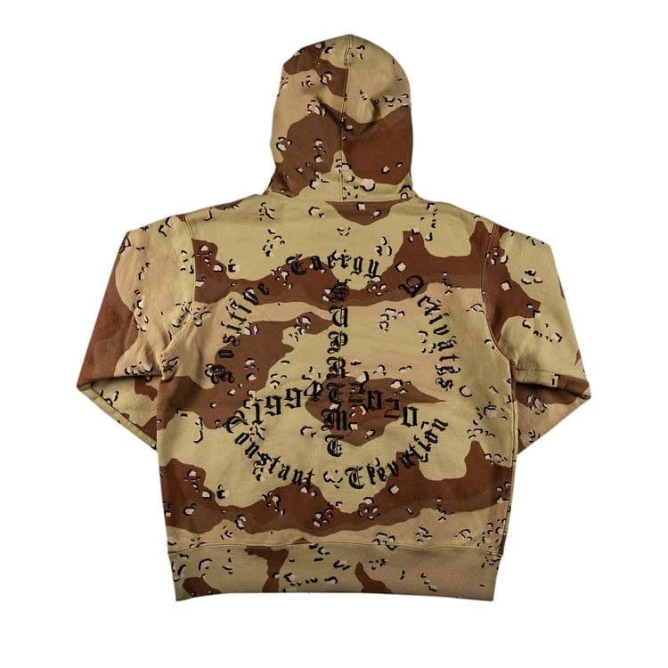 Supreme Peace Hoodie Chocolate Chip Camo