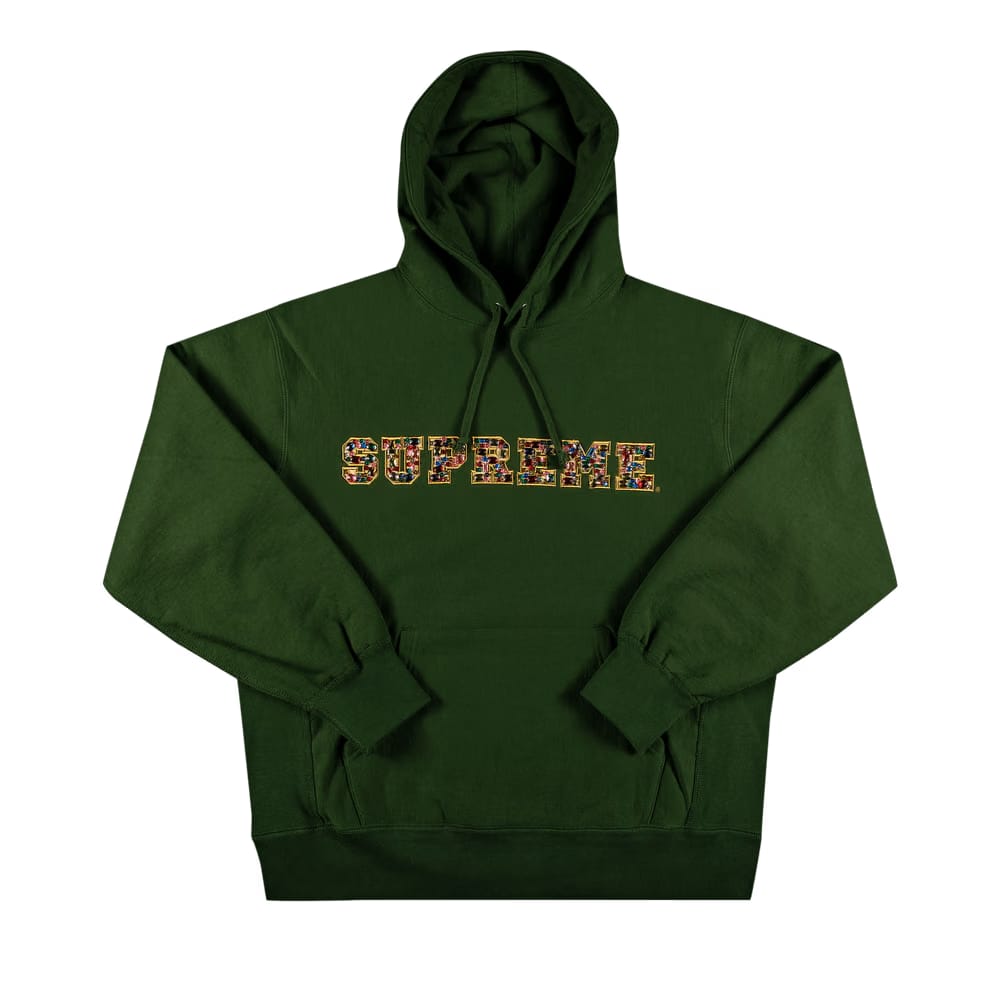 Supreme Jewels Hoodie Green