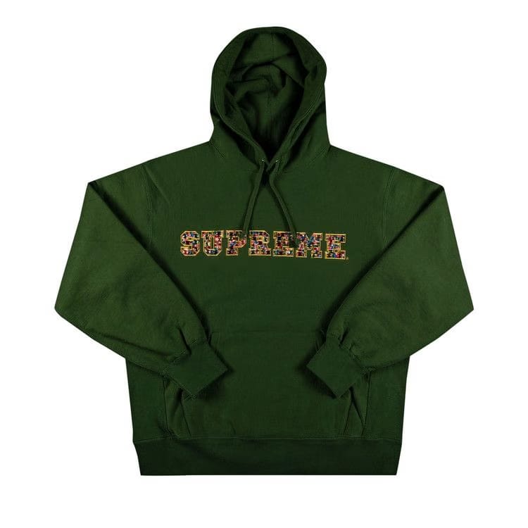 Supreme Jewels Hoodie Green