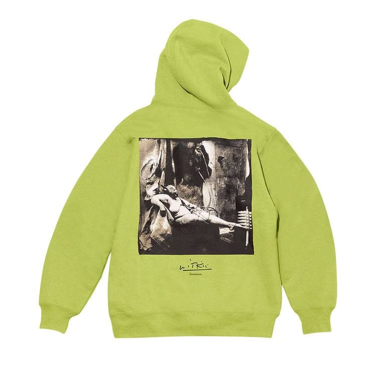 Supreme x Joel-Peter Witkin Sanitarium Hoodie Lime
