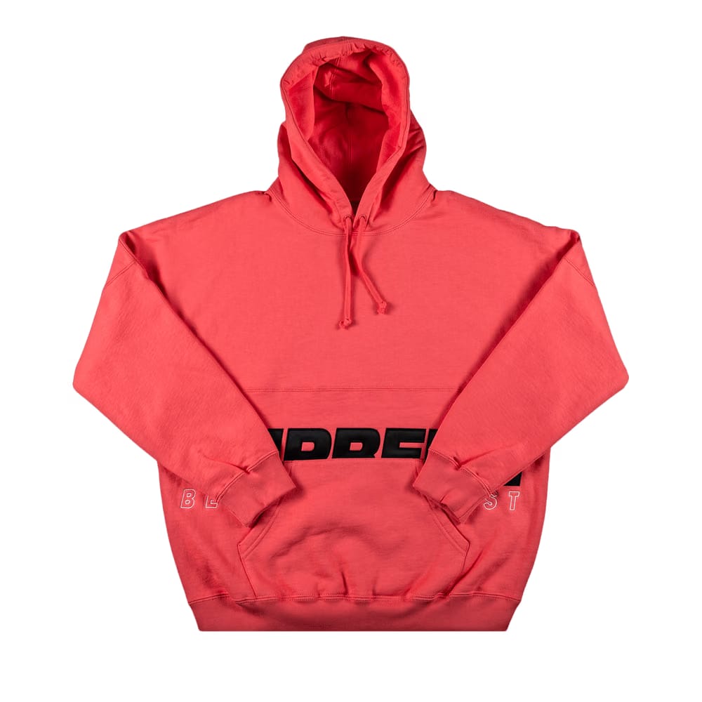 Supreme Best Of The Best Hoodie Bright Coral