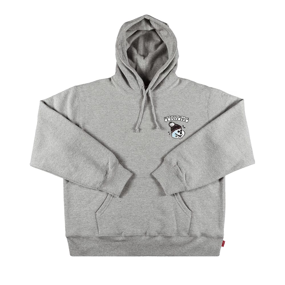Supreme Snowman Hoodie Heather Grey