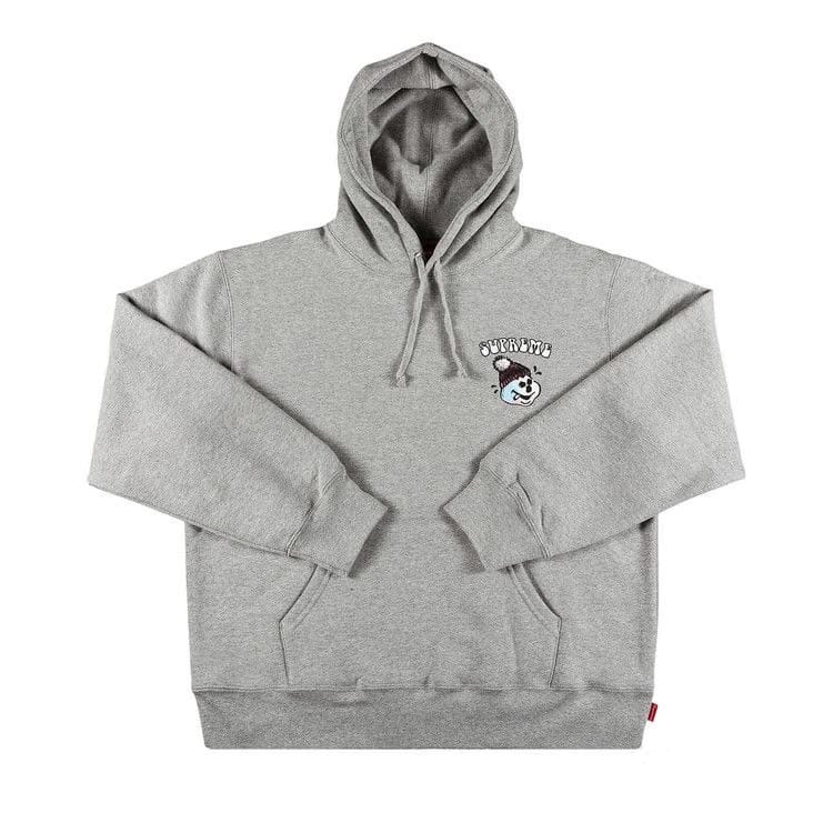 Supreme Snowman Hoodie Heather Grey