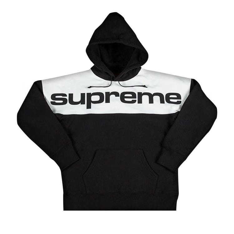 Supreme Blocked Hoodie Black