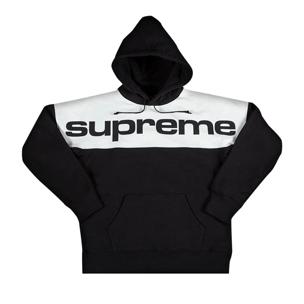 Supreme Blocked Hoodie Black