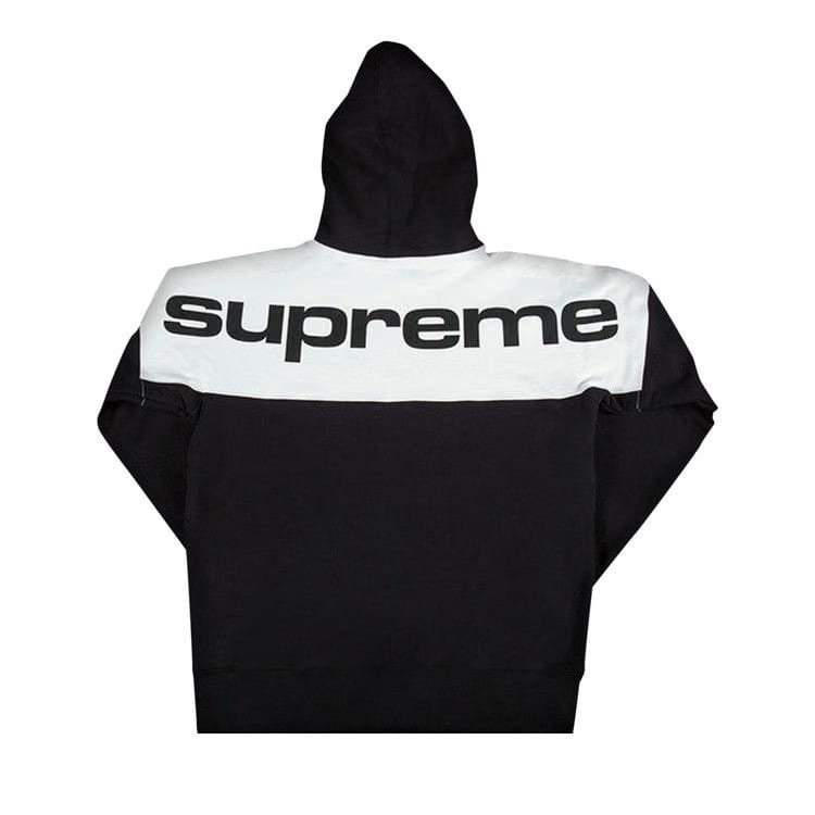 Supreme Blocked Hoodie Black