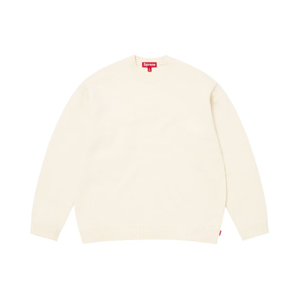 Supreme Angora Script Sweater Ivory